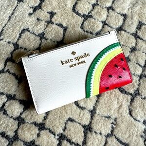 Watermelon Small Slim Bifold Wallet